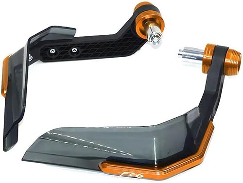 Protector de mano de motocicleta para Y&AMAHA FZ6 FZ-6 FZ6R ZF6N FAZER Protector de mano Protector de parabrisas (color naranja2)