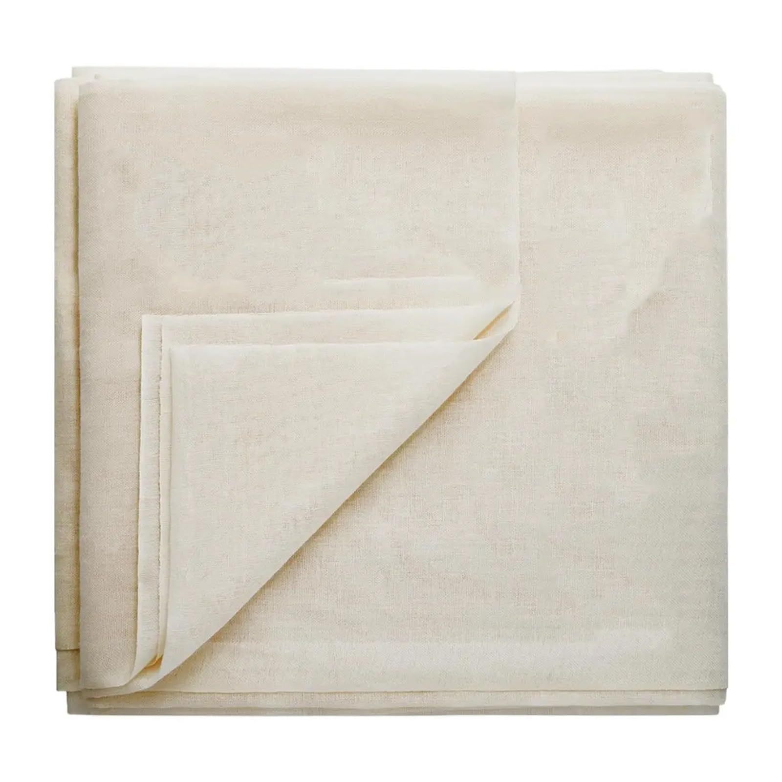 AYUWQZX Pure Cotton Muslin Cloths, Grade 90 Hemmed Unbleached Cotton Precut Cheesecloth Strainer Nut Milk Baking Cheese Making(100x100cm)