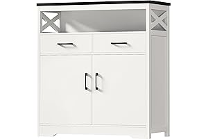 HOSTACK Farmhouse Small Sideboard Buffet Cabinet