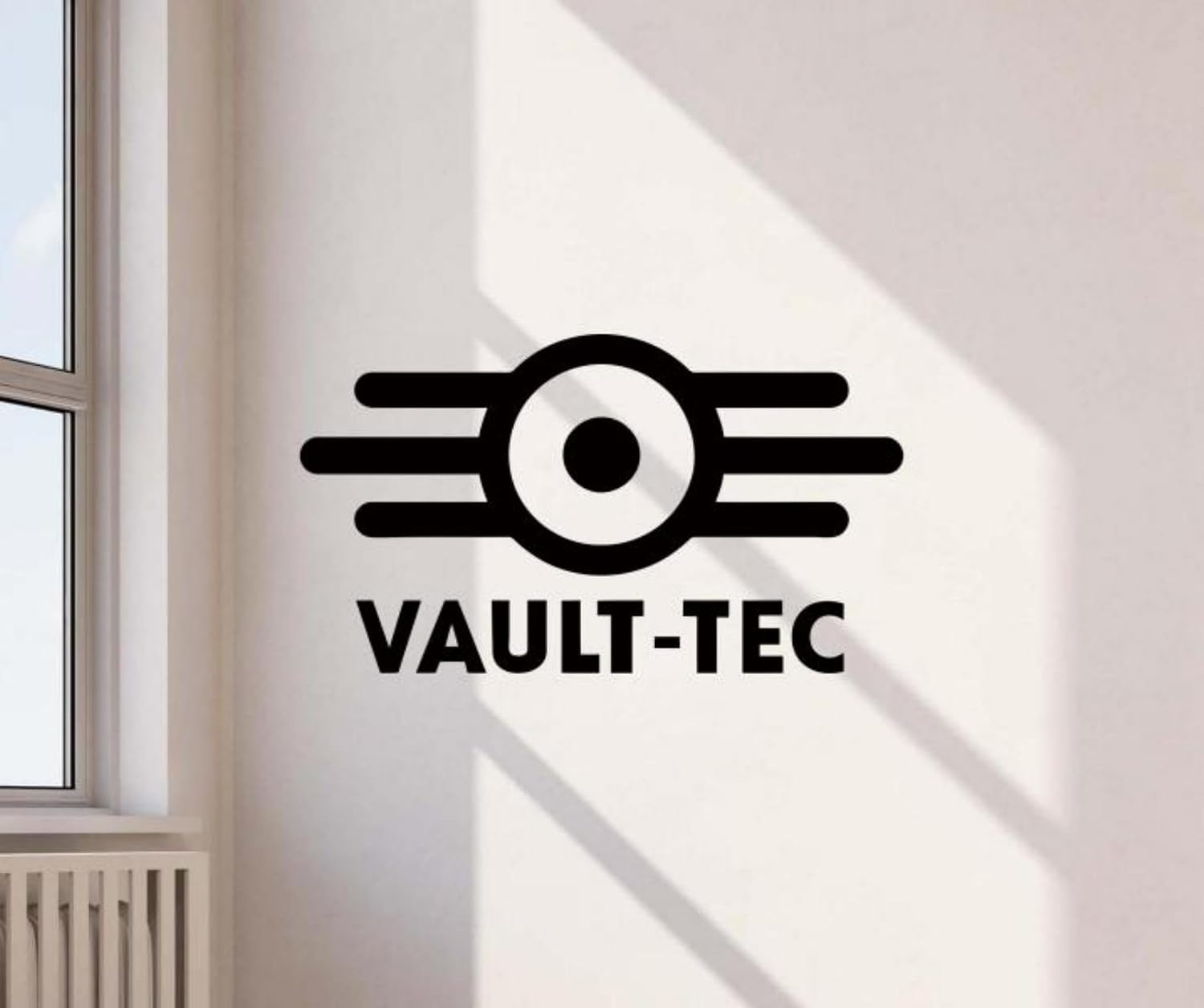 Vault Tec Wall Decal Vinyl Sticker Sign Decor Gamer Wall Art Poster Mural Indoor Outdoor One Color No Background Decal 3397