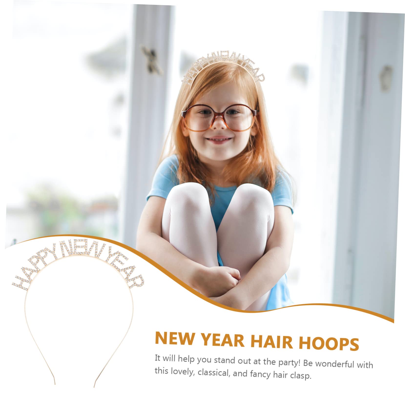 GALPADA Fascia Per Capelli Per Capodanno Accessorio Decorativo Leggero Fascia Per Capelli Riutilizzabile Per Feste e Carnevali Per Cosplay e Eventi