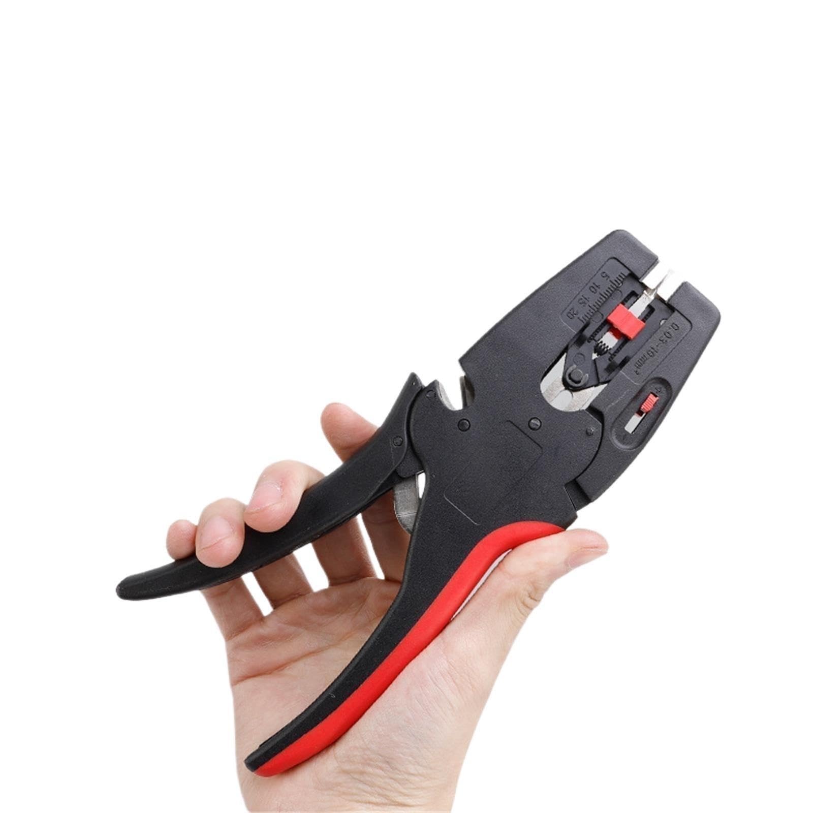 Pinza spelafili automatica for cavi a becco d'anatra