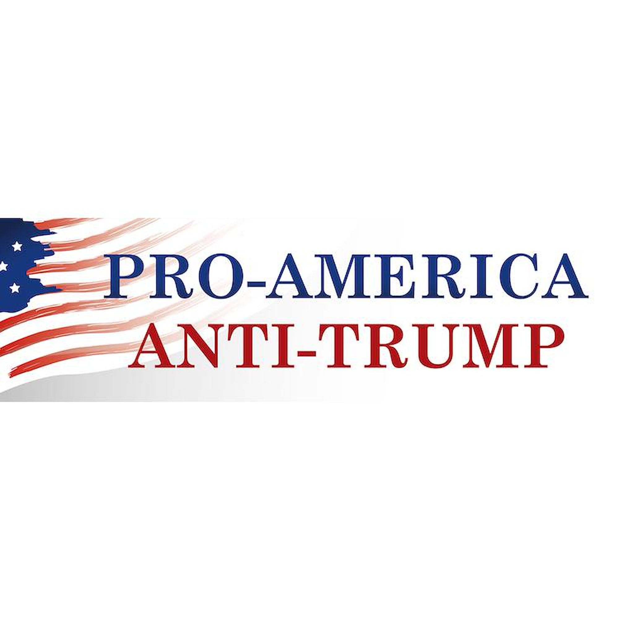 CafePress Pro America Anti Trump Car Magnet, 10