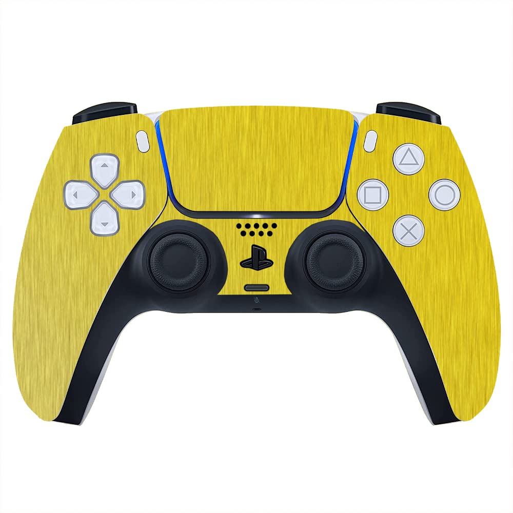 GADGETSWRAP Premium Material Skin Sticker Decal Compatible with PS5 Controller - Gold Titanium (B0B1HJ9XT7) Amazon Price History, Amazon Price Tracker