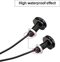 Vista 5 de LEADTOPS 10 luces LED de 0.709 in y 12 V Eagle Eye para coche, antiniebla, DRL, luz de marcha de marcha atrás, luces de roca trasera inversa