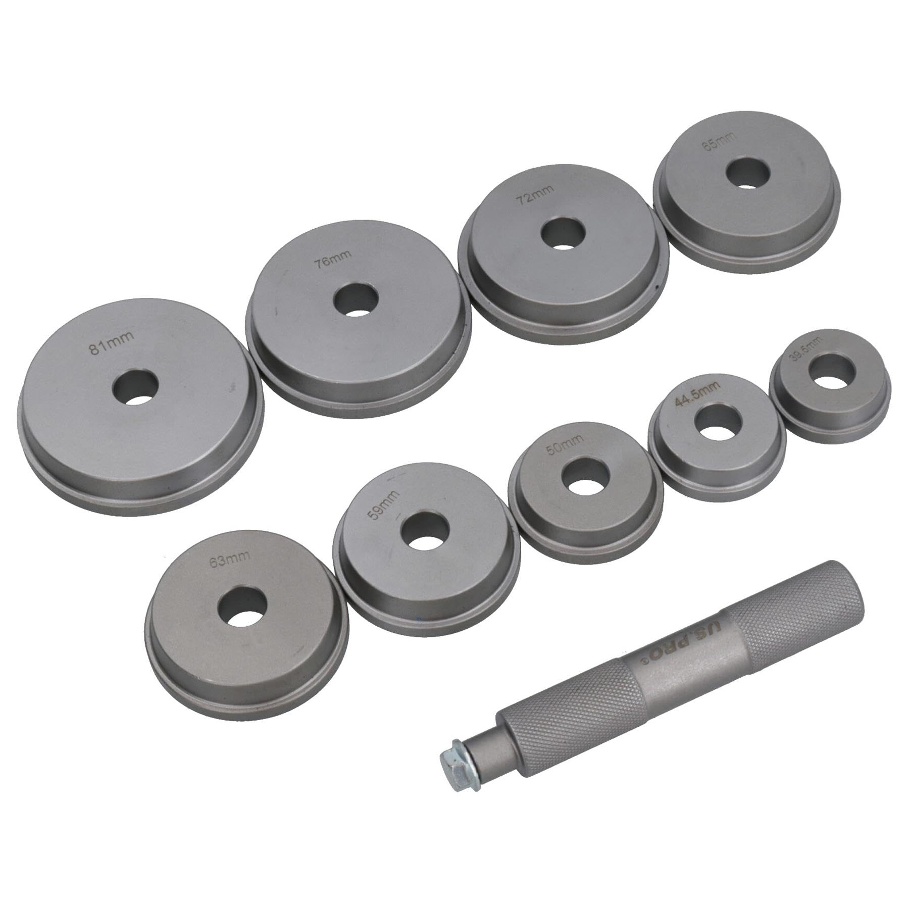 Pista de rodamiento y retenes 10pc kit de estructura de acero de 40-81mm U S PRO AT472
