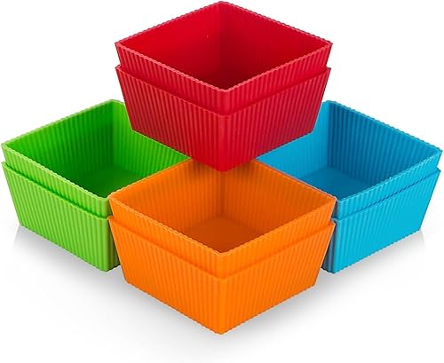 Miniatura 8 de Webake Mini molde de silicona para tartas de 4 pulgadas, antiadherente, mini moldes para quiche, moldes para hornear tartas, moldes para hornear,