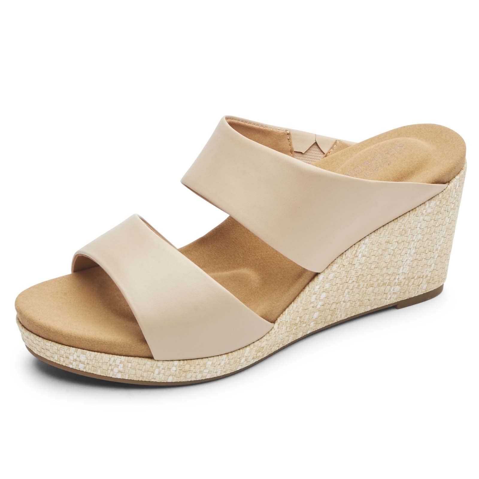 Rockport Women's Briah II Slide - Comfortable Casual Footwear for Women - Perfect for Everyday Wear - Stylish Design wit