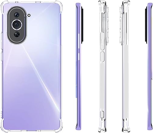 Miniatura 2 de Funda para Huawei Nova 10 Clear TPU Cuatro Esquinas Cubierta Protectora Transparente Suave Funda
