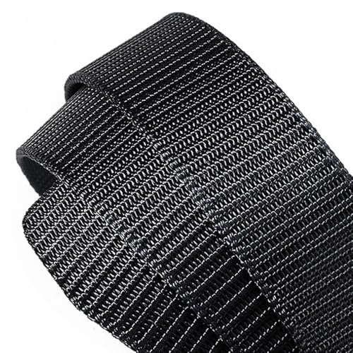 Weave Waist Band Simple Wild Style Men Luxury Brand Automatic Buckle Waistband Business Casual Nylon Braided(black)3