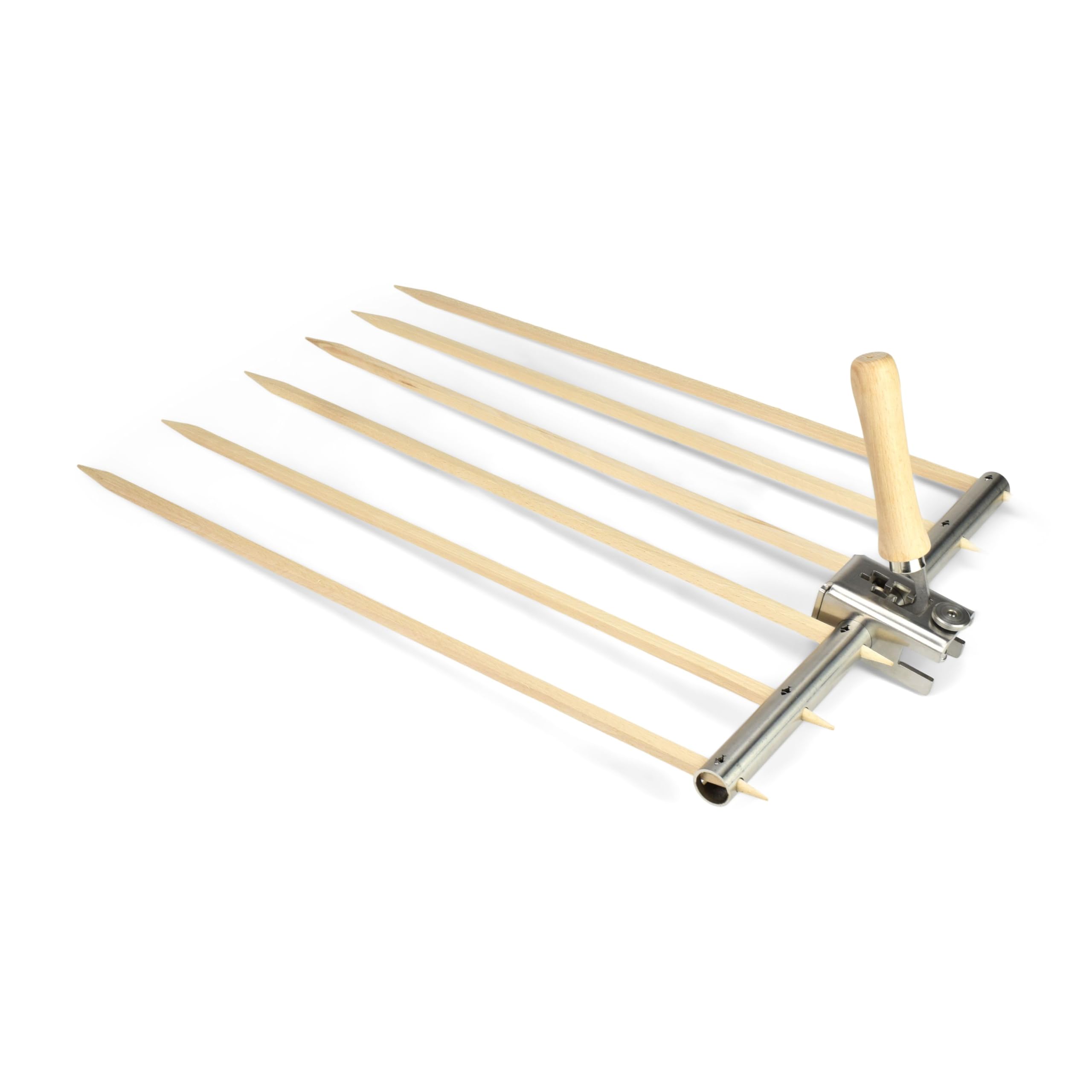 Grillrost.com Das Original Steckelfischhalter | Asado Grill| mit innovativer Höhenverstellung für Feuertonnen Feuerschalen & Kugelgrills