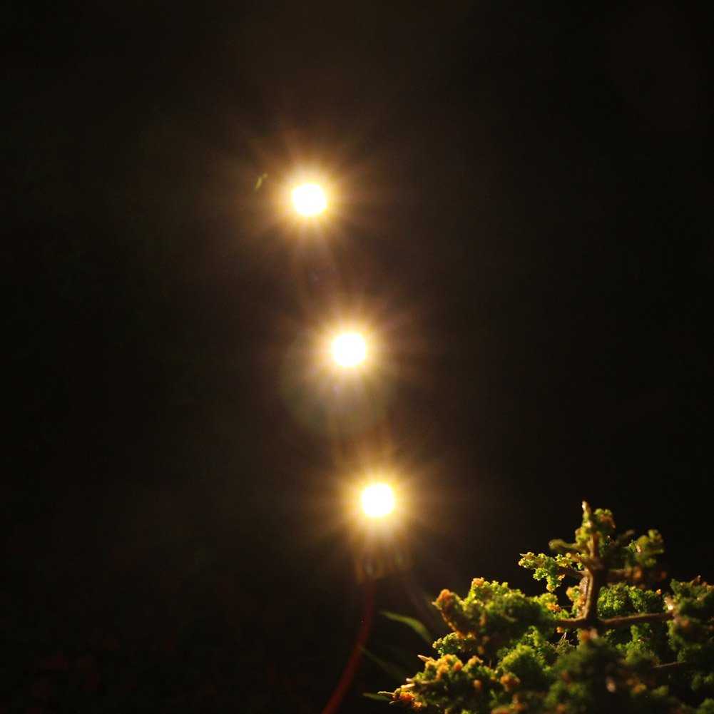 Amazon | ジオラマ電飾に 温白色のLEDフレキシブルストリップライト