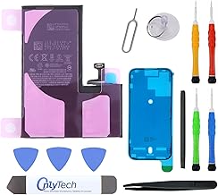 Replacement Battery for iPhone 15 Pro (3274 mAh, identical quality), 12 professional tools kit and screen sticker included