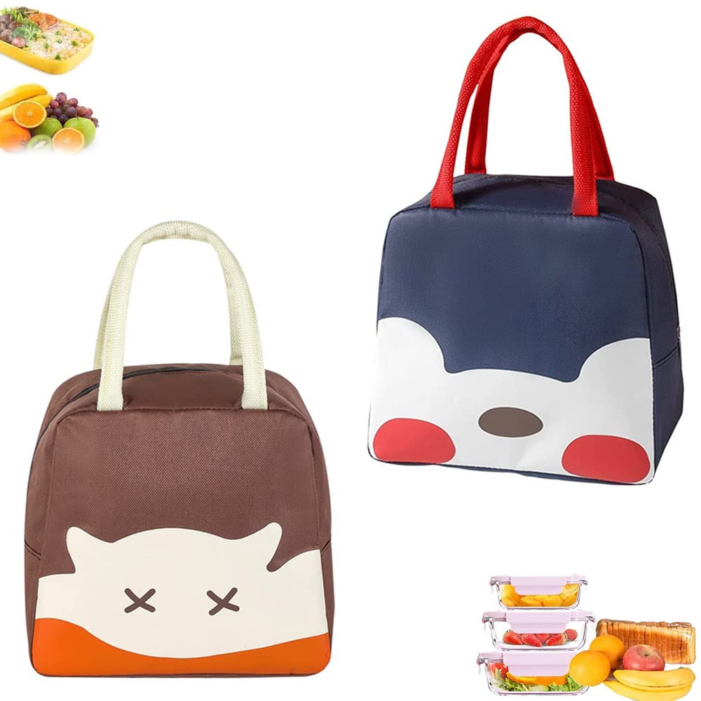 Dcas Isolierte Lunch Tasche 2er Set - Thermotasche Mit Folienfutter