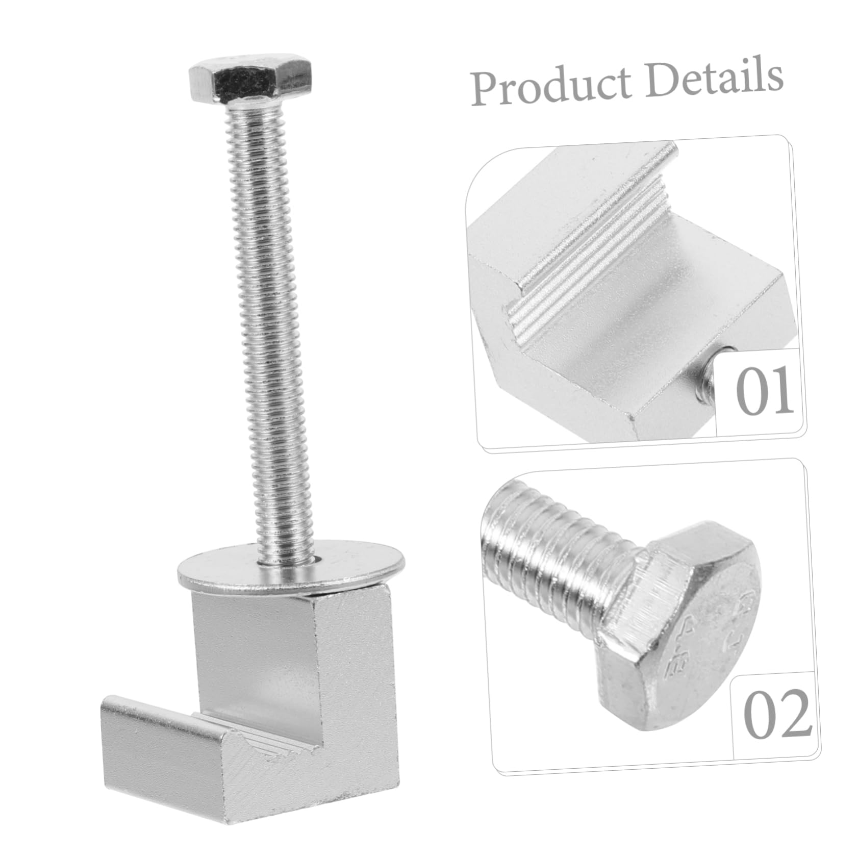 SOLUSTRE Heavy Duty j Hooks for Pickup Truck Tool Box Mounting Clamps Tool Box Mounting Kit Truck Bed Accessories