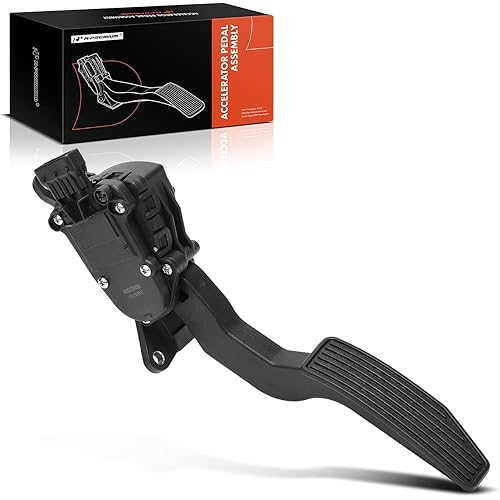 A-Premium Accelerator Pedal with Position Sensor Assembly Compatible with Chevrolet Colorado 2004-2009 & GMC Canyon 2004-2009 & Hummer H3, H3T & Isuzu i-280, i-290, i-350, i-370, Replace# 10376526
