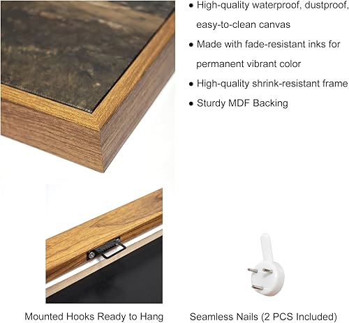 Miniatura 3 de Roslynity Lienzo enmarcado, clásico, pintura de señal de fiesta, amigos, brindis con copas, cócteles, retro estético para hogar, sala de estar, bar,