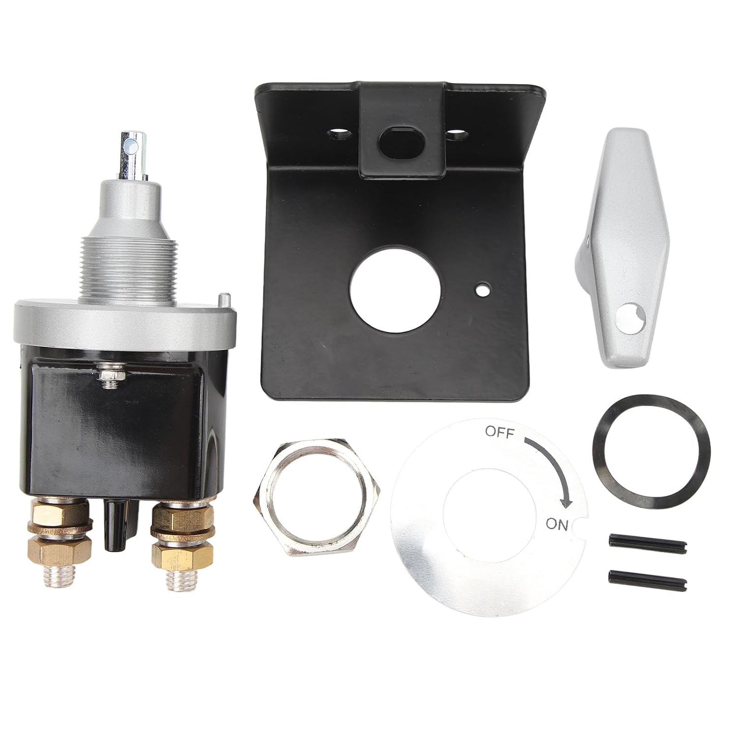 Battery Cut Off Switch, Replacement 20247 Disconnect Switch Fixed Handle Isolator Easy Install High Current for Car RV Boat