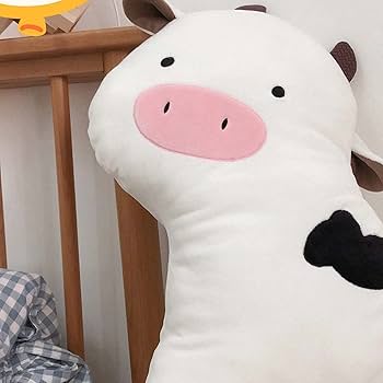 牛ぬいぐるみ 赤花柄 レア 布製 カラフル ぬいぐるみ アニマル