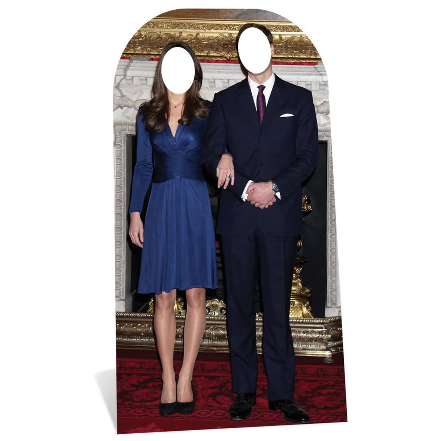 Star Cutouts Cut Out of Will and Kate Stand-in