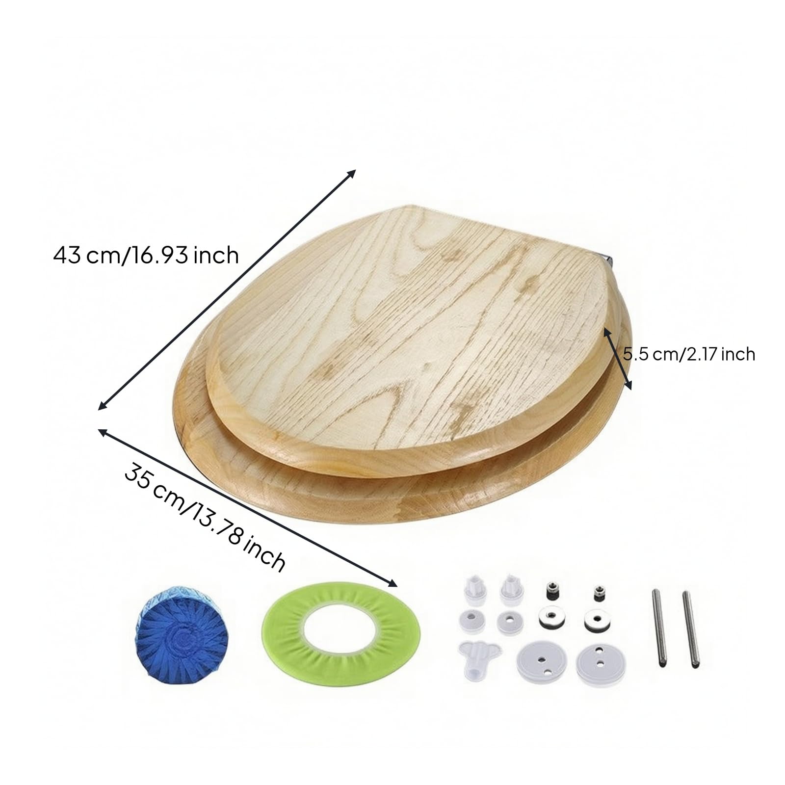 Sedile WC Legno Resistente