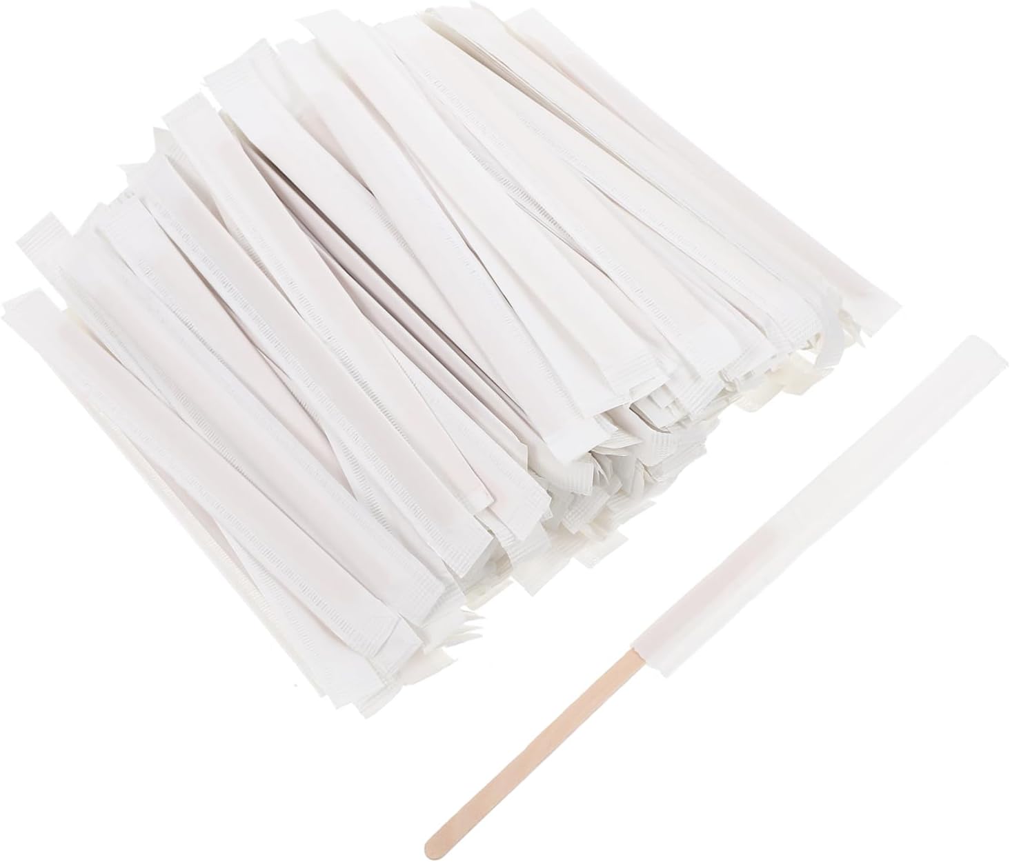 500pcs Coffee and Tea Stirrer Sticks Disposable Mixing Sticks Stirring Rods for Cold Drinks and Juices