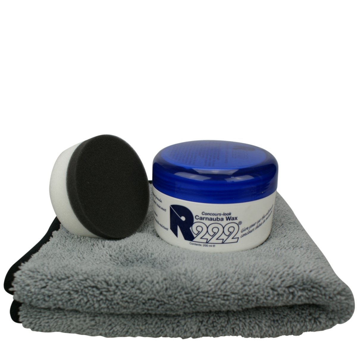 R222 Concours Carnauba Wachs Set inkl Applicator und Microfasertuch,