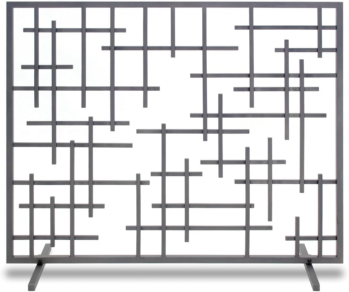 Pilgrim Home and Hearth 18267 Contemporary Summer Screen, Polished Nickel