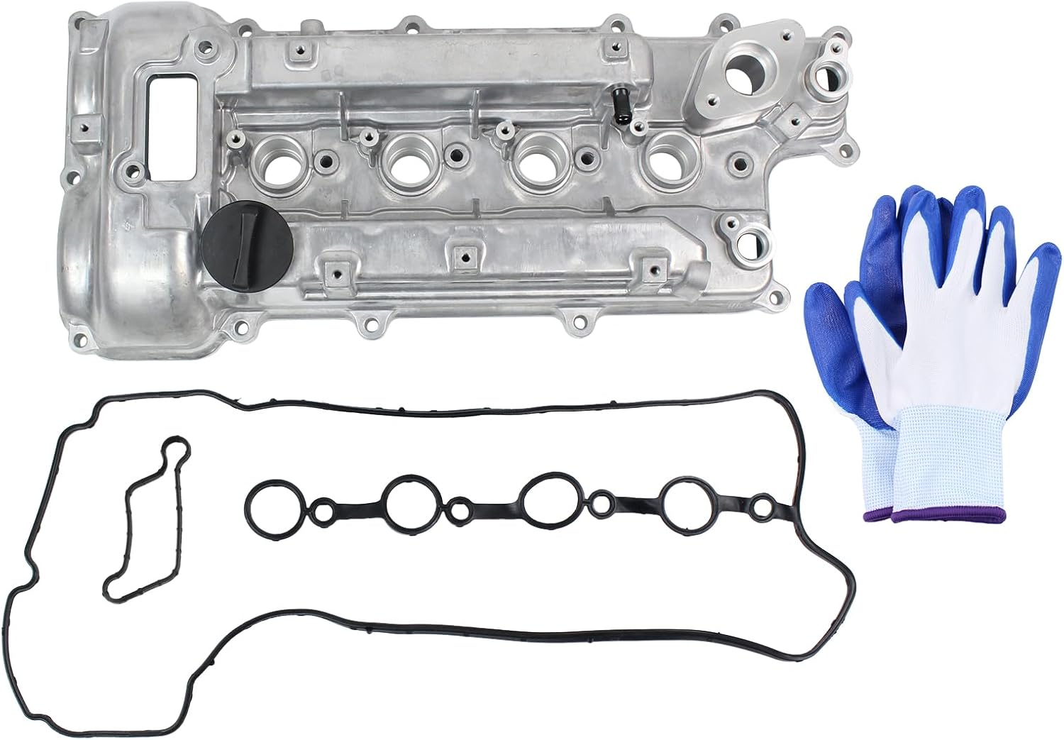 Upgrade Aluminum Engine Valve Cover for Hyundai Accent Elantra Kona Sonata Tucson Veloster Kia Forte Forte5 Optima Rio Seltos Soul 1.6 L4