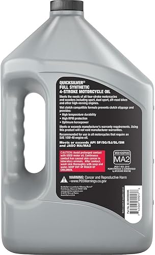 Miniatura 6 de Quicksilver Full Synthetic Motorcycle Oil