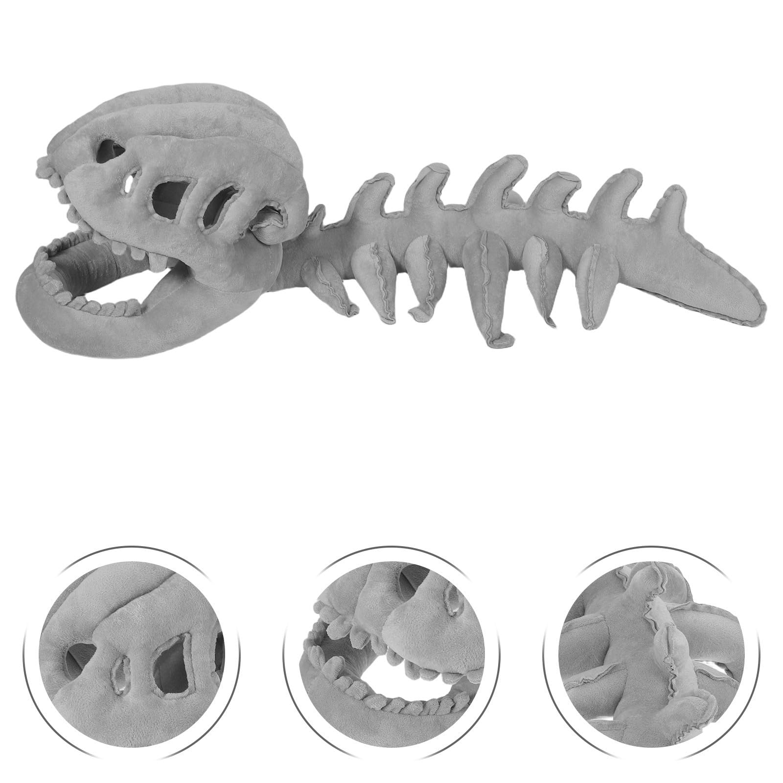DOITOOL Sombrero de Esqueleto de Dinosaurio Infantil 75cm de Felpa y