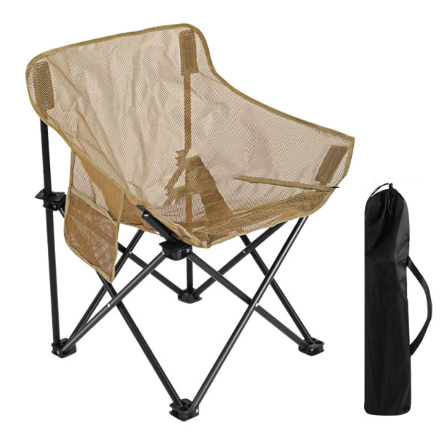 Fauteuil pliant camping confortable et robuste pour randonnée active