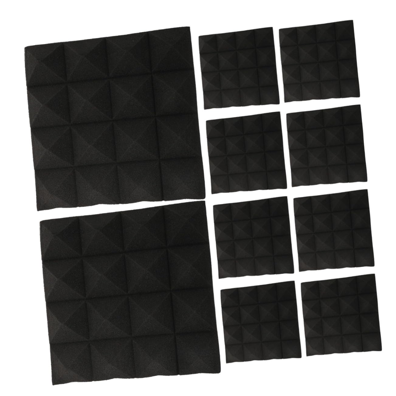 10 Paneles Acústicos De Fácil Instalación Insonorización Acústica Aislamiento Acústico Bricolaje Reducción De Ruido Para Paredes Color Negro