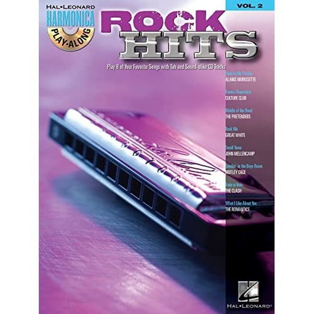Harmonica Play-Along: Rock Hits (Volume 2): Harmonica Play-Along Volume 2 (Hal-Leonard Harmonica Play-along)
