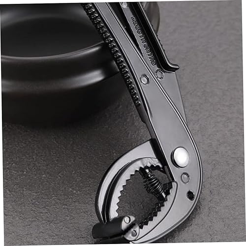 Miniatura 7 de OKUMEYR Pinzas para ollas de piedra, pinzas de cocina de aluminio, soporte de metal, clip de agarre de metal para sartenes calientes, herramientas