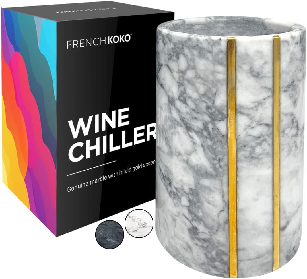 French KOKO Marble Stone Single Wine Chiller Bucket