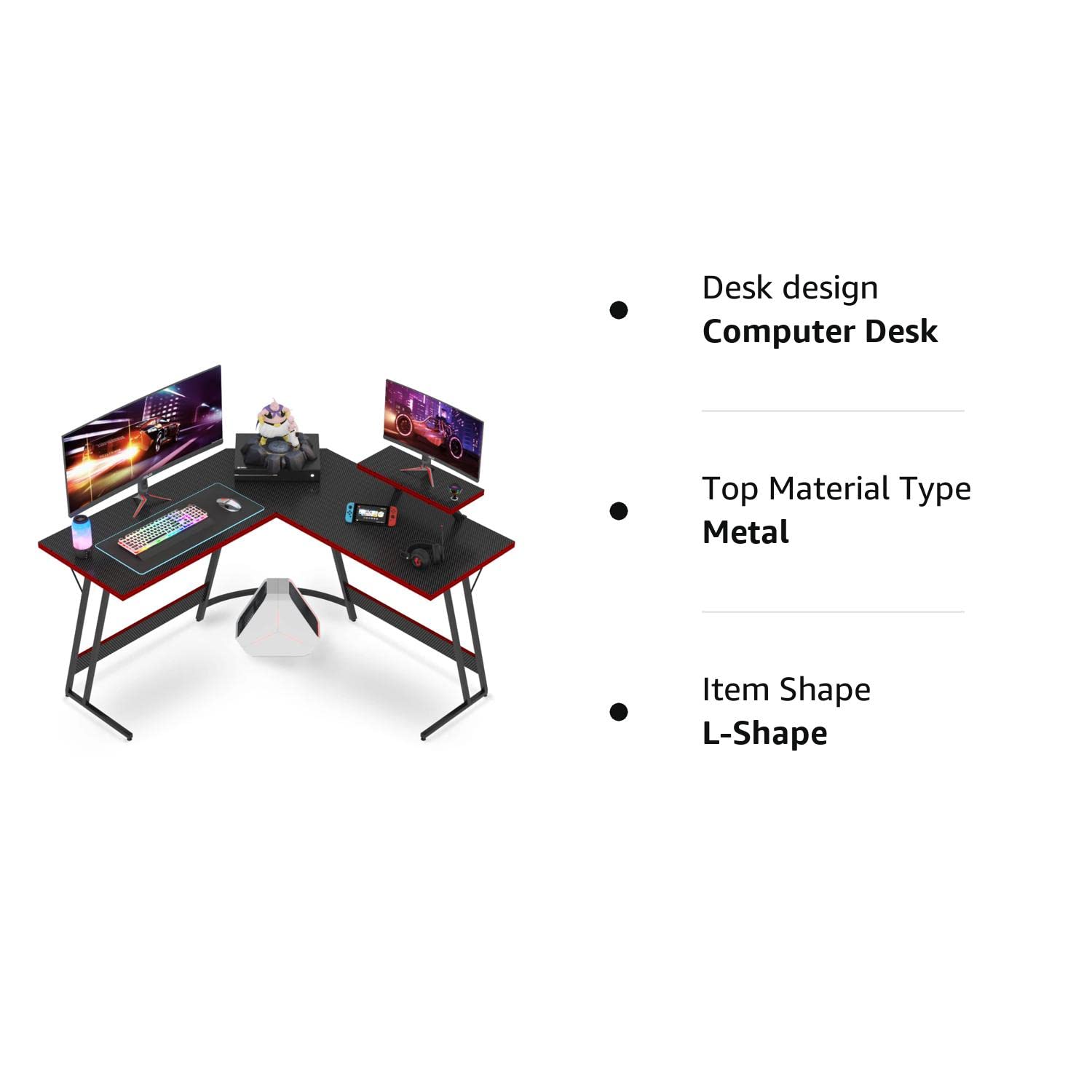 VICTONE L Shaped Gaming Desk...B08XW496ZD