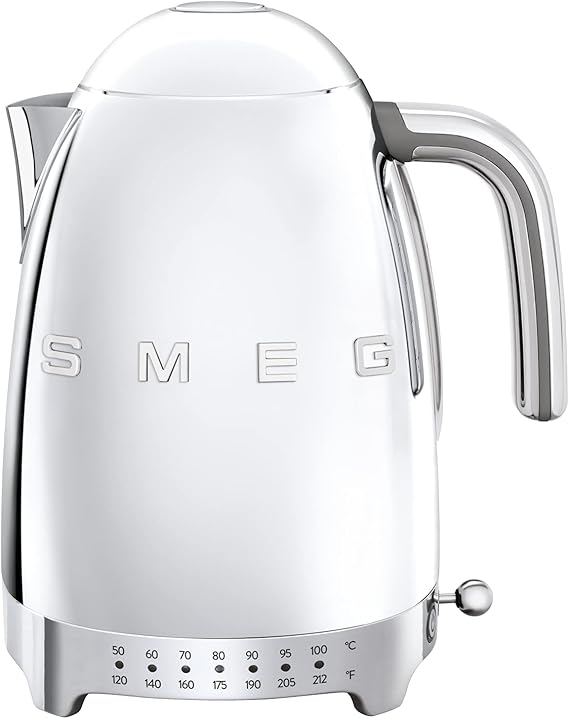 Smeg Variable Electric Kettle KFL04 SSUS, Polished Stainless Steel Home & Kitchen