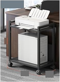 Suporte para Impressora Mesa de Impressora Suporte De Impressora Com Rodas Carrinho De Prateleira De Impressora Sob A Mesa Com Rack De Armazenamento Resistente Para Escritório Em Casa Gabinete de Impr