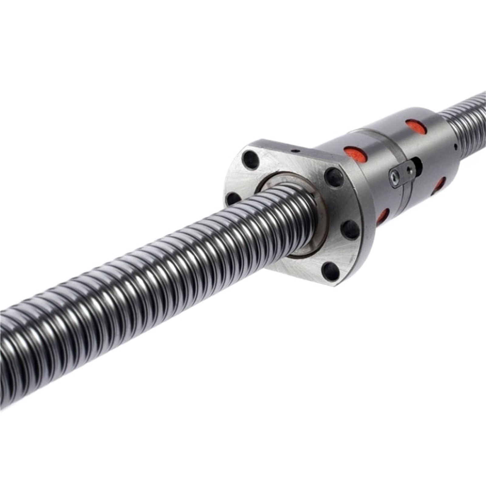 Zestaw śrub kulowych, DFU2505 Śruba kulowa z gwintem lewym 25x5 mm RM2505 C7 Podwójna nakrętka walcowana bez końca 200-1000(500mm)