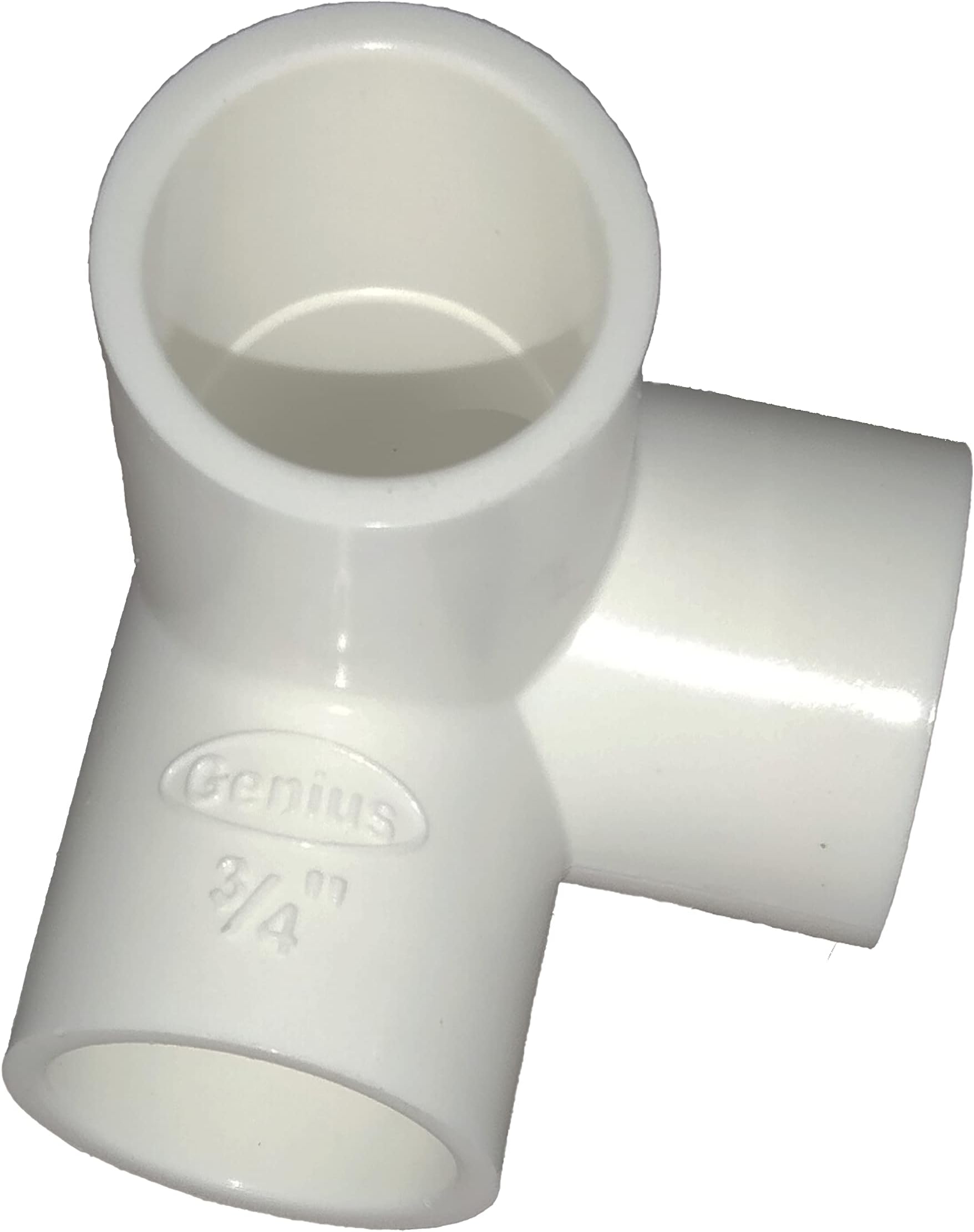 - DEHRAN UPVC 3 Way Elbow 3/4" Inchi (25MM) Pipe Fitting for Bathroom and Kitchen in Cool & Hot water pipe line White Color Prefect Use for Home Greenhouse Frame Tent Connection (Pak of 10)