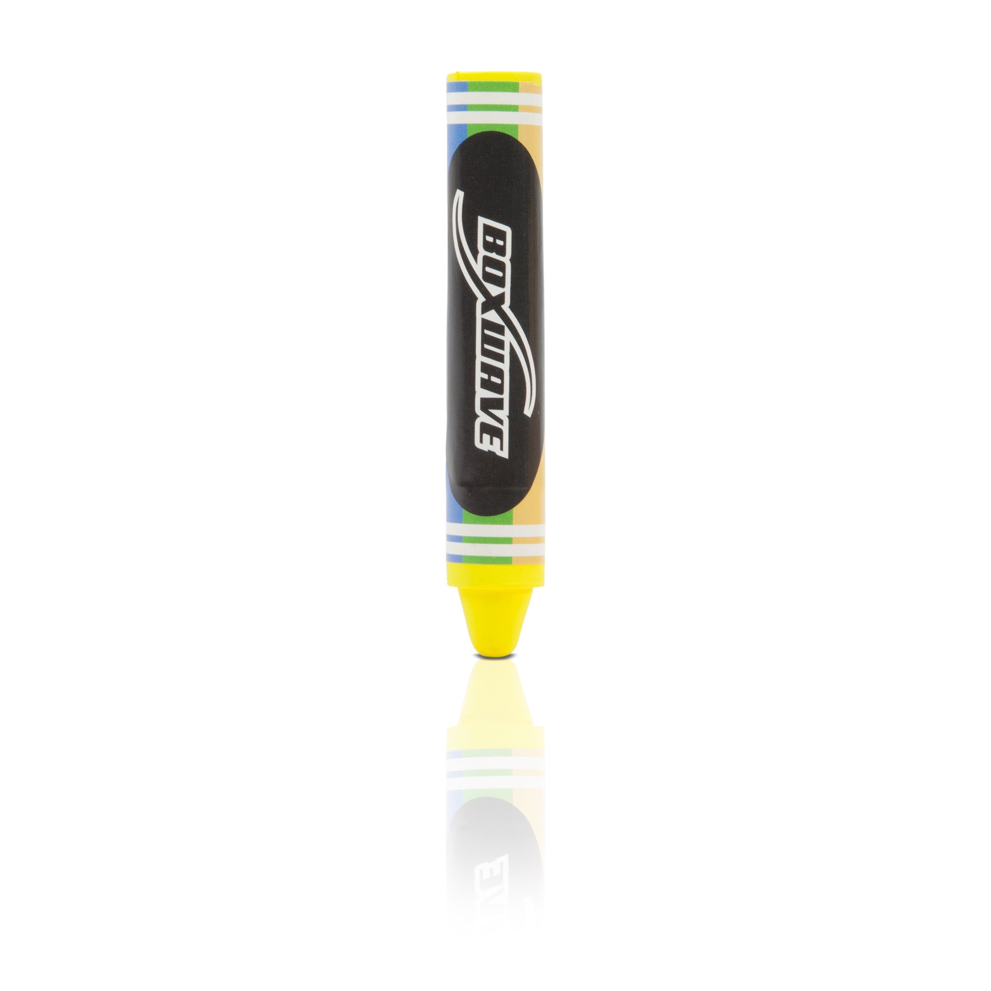 BoxWave Stylus Pen Compatible with Kindle Fire HDX 8.9 (3rd Gen 2013) - KinderStylus, Crayon Shaped, Thick Kids Stylus - Yellow