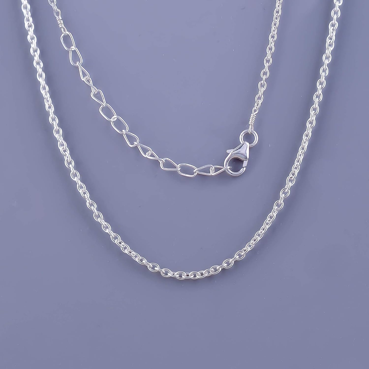 YASHEE Natural Chrysocolla Oval Shape Crystal Bezel Setting Pendant Necklace,Healing Gemstone, Real Crystal, Birthstone, Beautiful Women Simple Jewelry, Silver Plated Jewelry 18 inch - Image 6