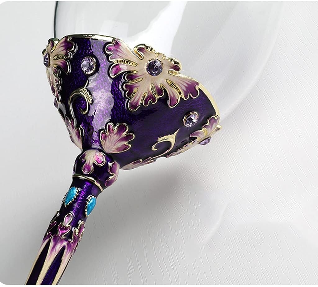 酒デカンタ エナメル鉛フリークリスタルデカンターセットクリエイティブヨーロッパスタイルデカンタキャンドルライトディナー装飾装飾品ハイ