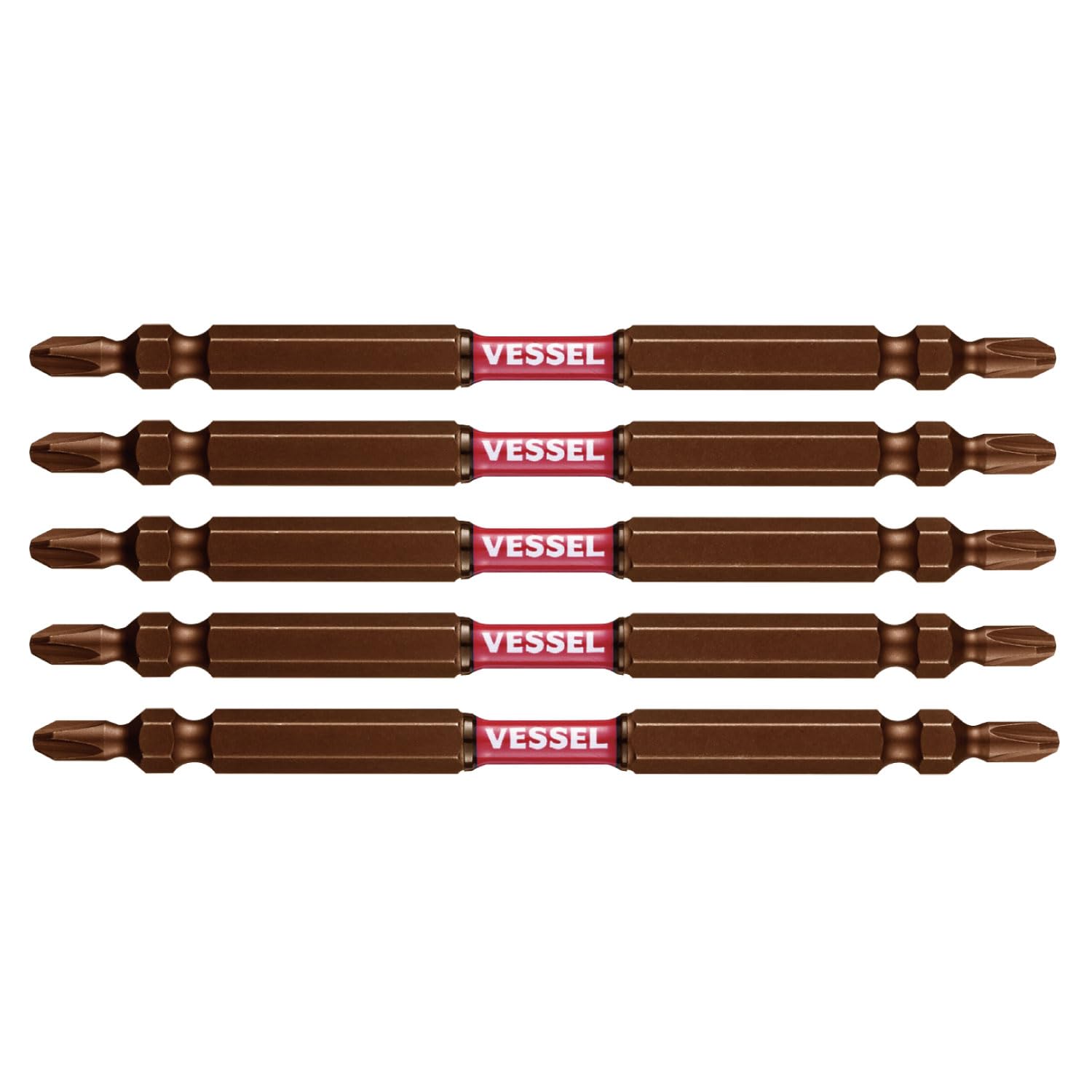 (未使用･未開封品)ベッセル(VESSEL) 両頭 トーション ビット +2×3.5×65mm 硬度：H(高硬度) 10本組 AT14 ZP Amazon | ベッセル(VESSEL) 40V対応 両頭ビット サキスボ スリム