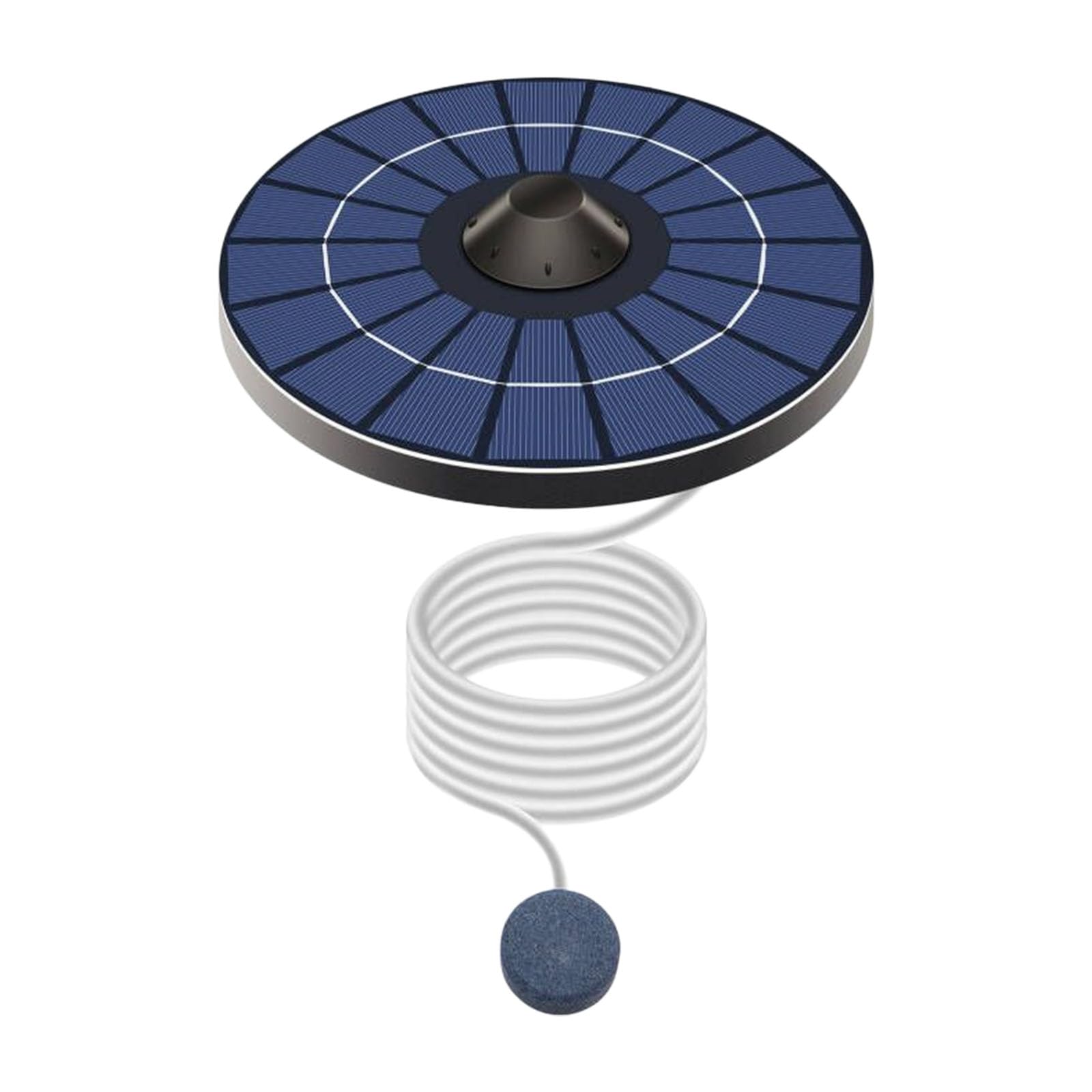 Aireador solar para estanque de jardín flotante y de consumo cero