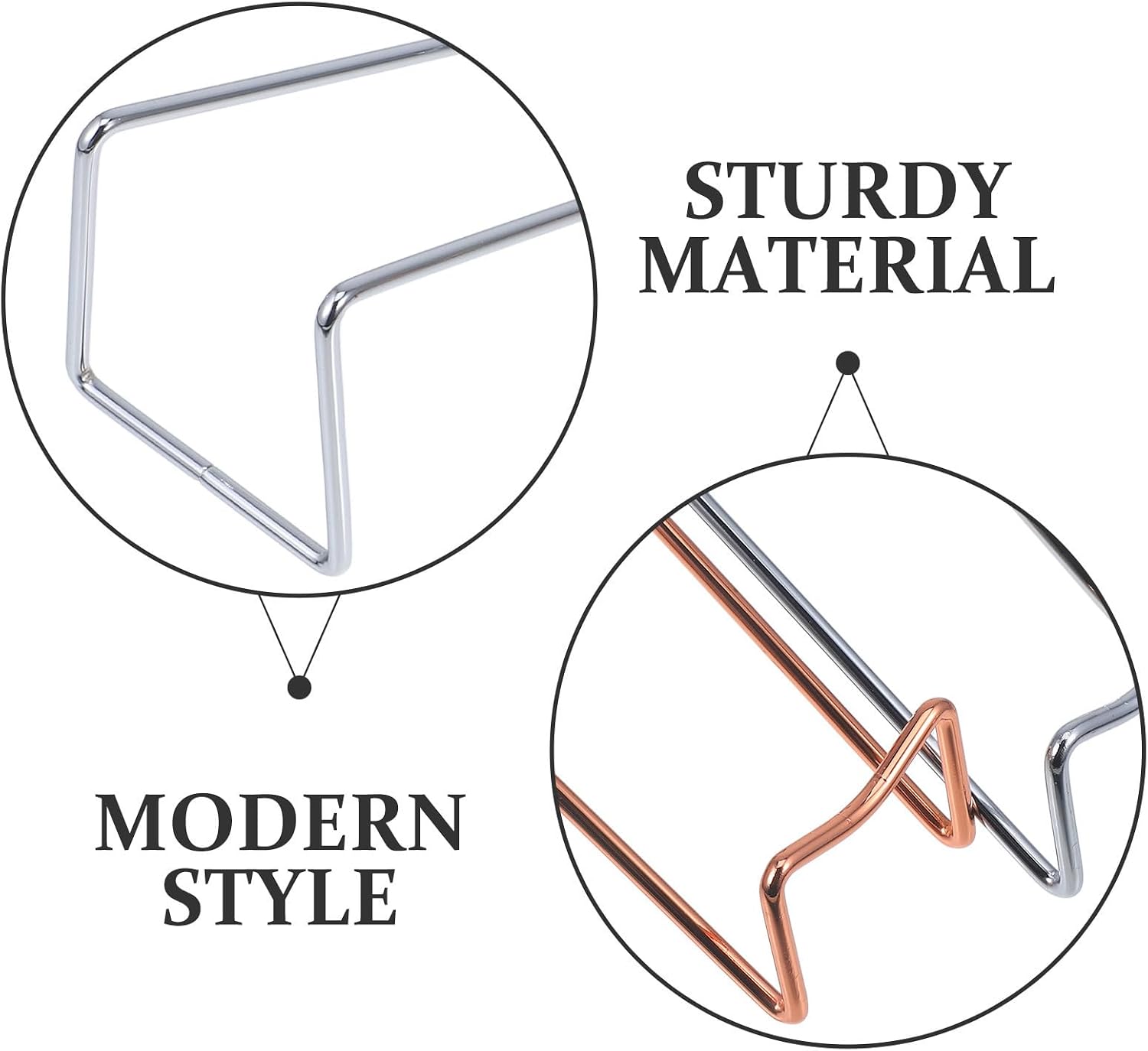4pcs Modern Iron Wine Storage Rack Bottle Holder