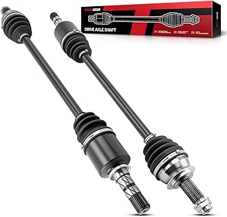 CV Axle Shaft Assembly Compatible with 2009 2010 2011 2012 2013 Subaru Forester, 2013-2014 Subaru XV Crosstrek, 2011-2014 Subaru Impreza, Front CV Axle 66-7381