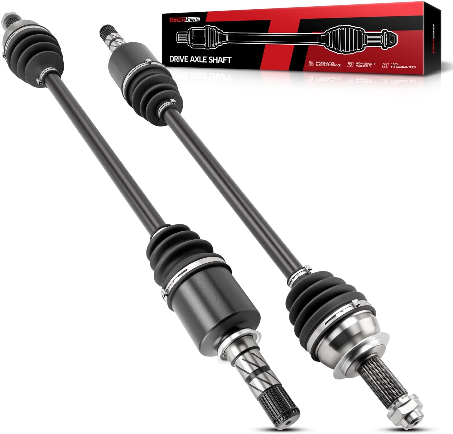 Torchbeam CV Axle Shaft Assembly Compatible with 2009 2010 2011 2012 2013 Subaru Forester, 2013-2014 Subaru XV Crosstrek, 2011-2014 Subaru Impreza, Front CV Axle 66-7381