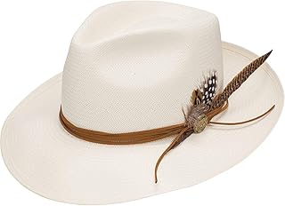 Stetson Hats Womens Tallahassee Shantung 3 Brim 73/8 Ivory